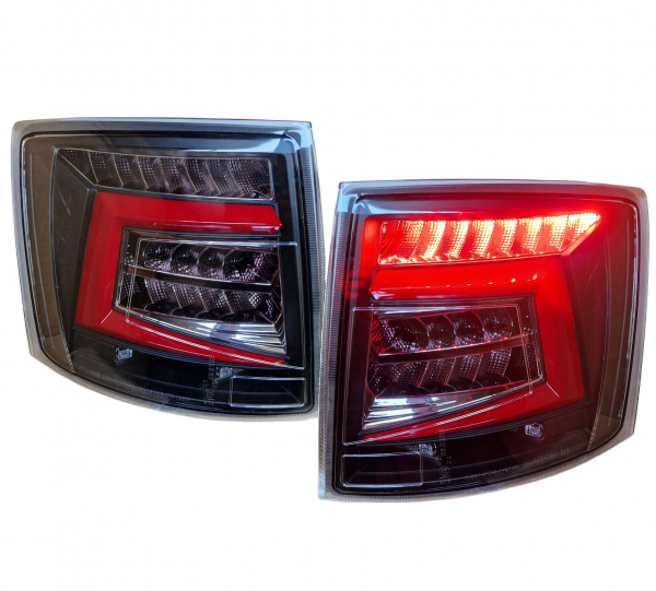 LED Rückleuchten für Skoda Octavia 3 III 5E Kombi 12-19 schwarz klar LAUFBLINKER für orig. Led 2x 3 Pins
