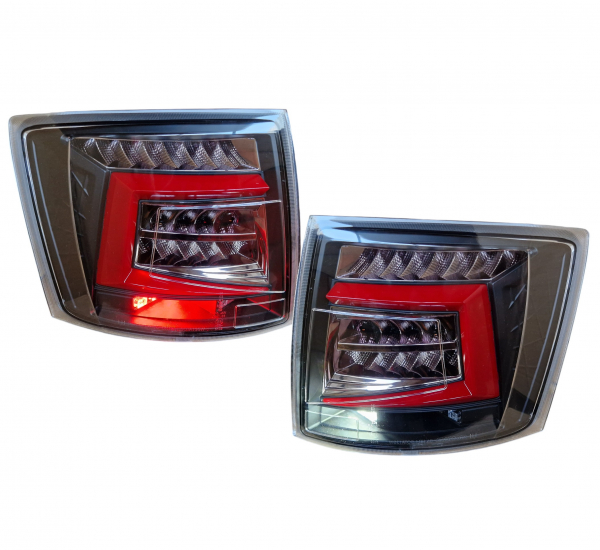LED Rückleuchten für Skoda Octavia 3 III 5E Kombi 12-19 schwarz klar LAUFBLINKER für orig. Led 2x 3 Pins