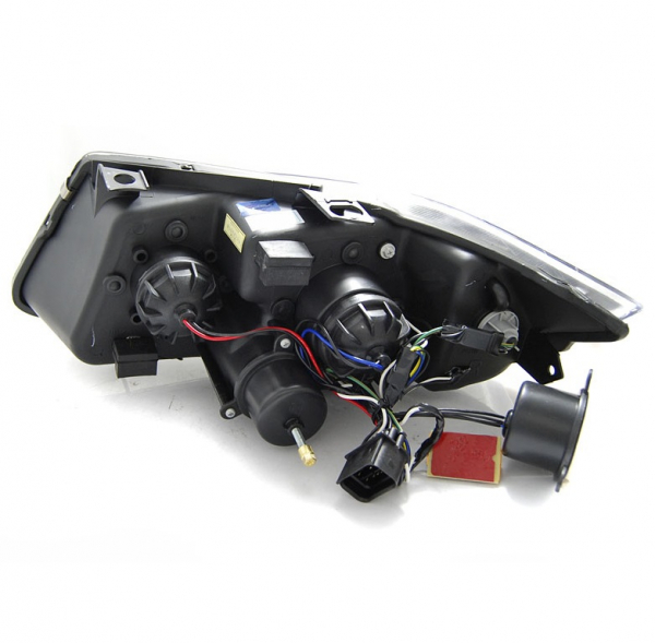 LED Tagfahrlicht-Optik Scheinwerfer für BMW E90 E91 LCI 09-12 schwarz Led Blinker V3