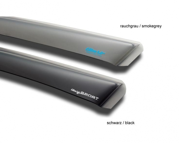 ClimAir WINDABWEISER REGENABWEISER schwarz hinten für VW Touran 1T ab 2003 bis 2015 mit ABE 2879D