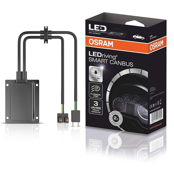 OSRAM LEDriving Smart Canbus SC01 Lastwiderstand für LED H7 Nachrüstlampe 2er-Set