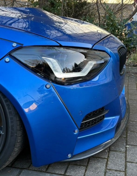 Voll-Led Scheinwerfer für BMW F20 F21 Bj. 11-15 schwarz Startanimation dynamischer Blinker