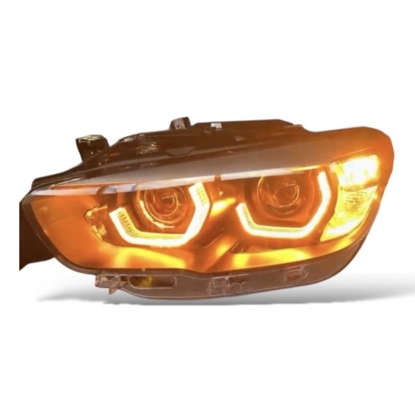 Voll-Led Scheinwerfer für BMW F20 F21 Bj. 15-19 schwarz Led-Blinker