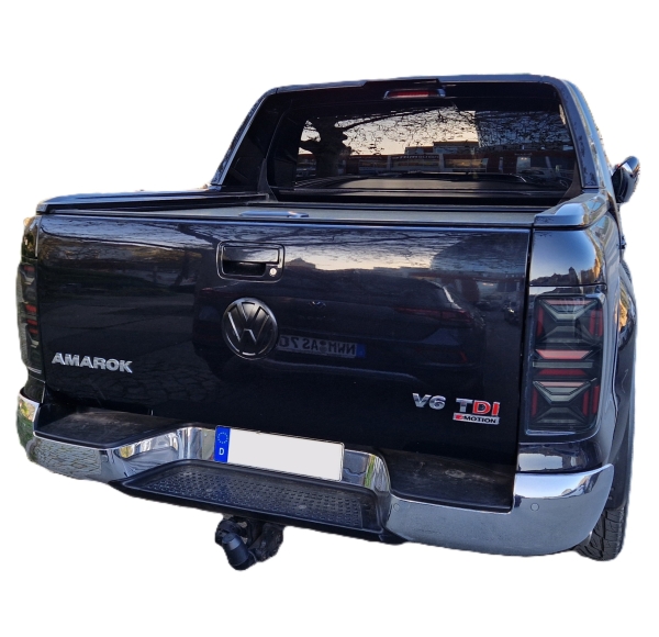 VOLL LED Rückleuchten für VW Amarok 10-22 mit dynamischem Blinker schwarz smoke