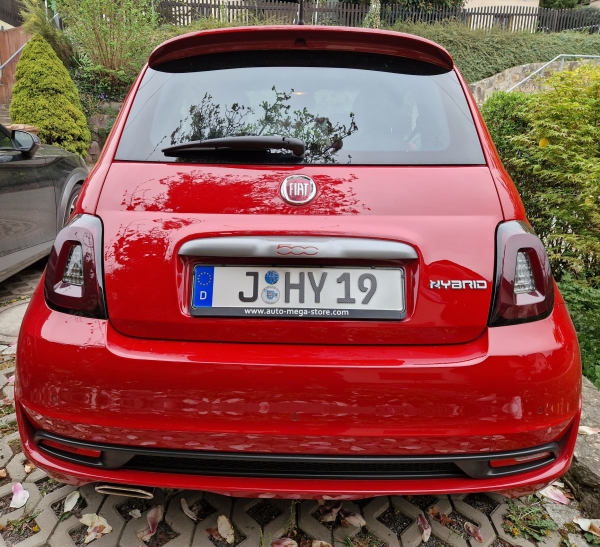 LED Rückleuchten für Fiat 500 Bj 15-24 dunkelrot Heckleuchten Set links rechts