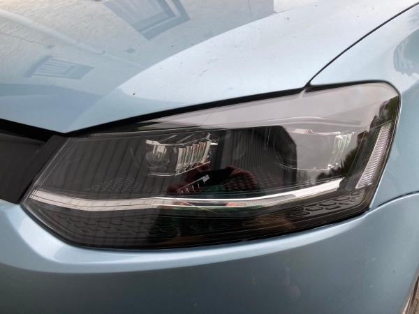 Voll Led Scheinwerfer für VW Polo 6R 6C 2009+ schwarz chrom Tagfahrlicht dynamischer LED Blinker