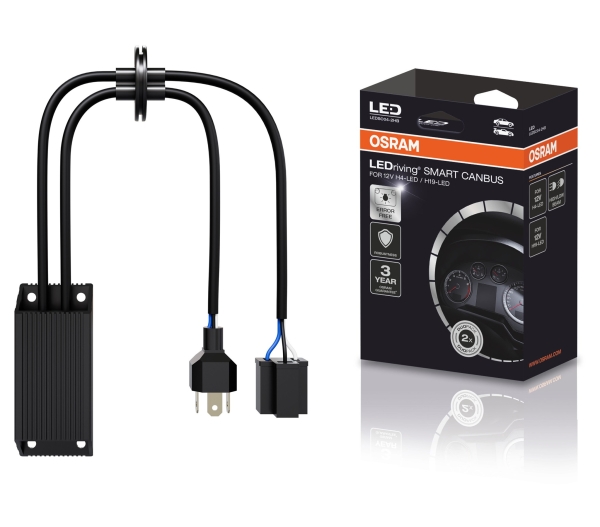 OSRAM LEDriving Smart Canbus SC04 Lastwiderstand für LED H4 Nachrüstlampe 2er-Set