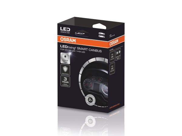 OSRAM LEDriving Smart Canbus SC04 Lastwiderstand für LED H4 Nachrüstlampe 2er-Set
