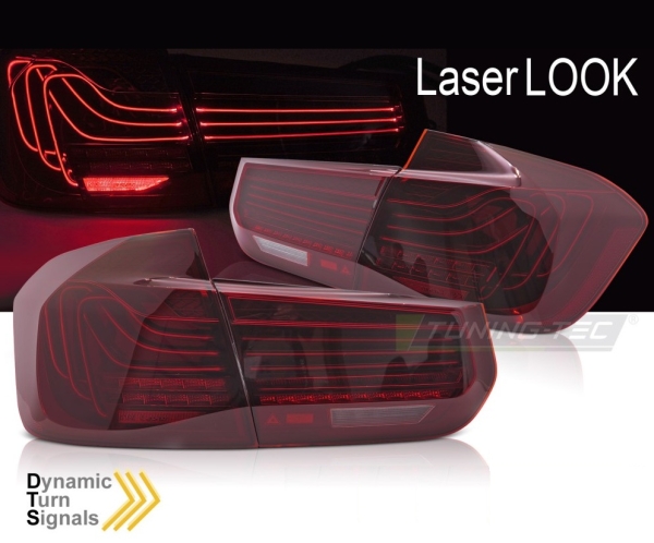 LaserLINE LED Rückleuchten für BMW F30 3er 11-18 Limousine dynamisch rot