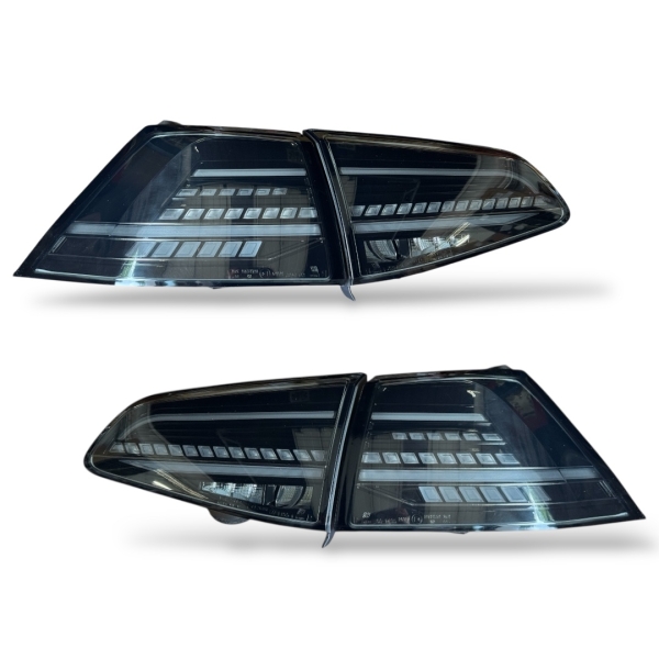 LED Rückleuchten für VW Golf 7 2013-2017 dynamischer LED Blinker schwarz Litec