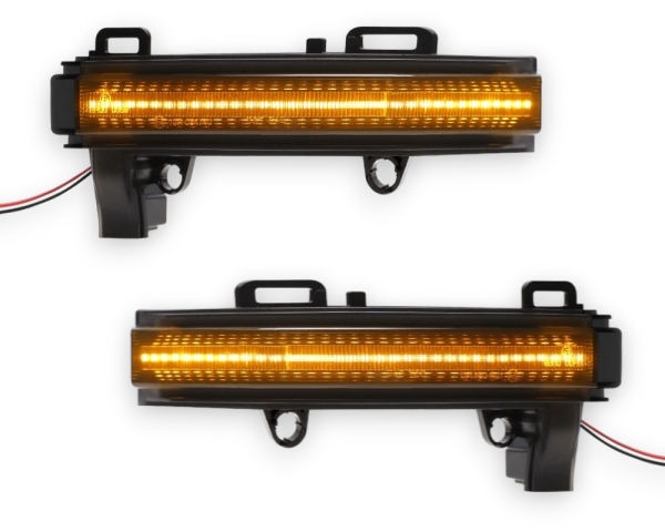 Dynamische Led Spiegelblinker schwarz für VW Crafter und MAN TGE ab 2017