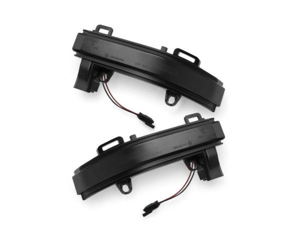Dynamische Led Spiegelblinker schwarz für VW Crafter und MAN TGE ab 2017