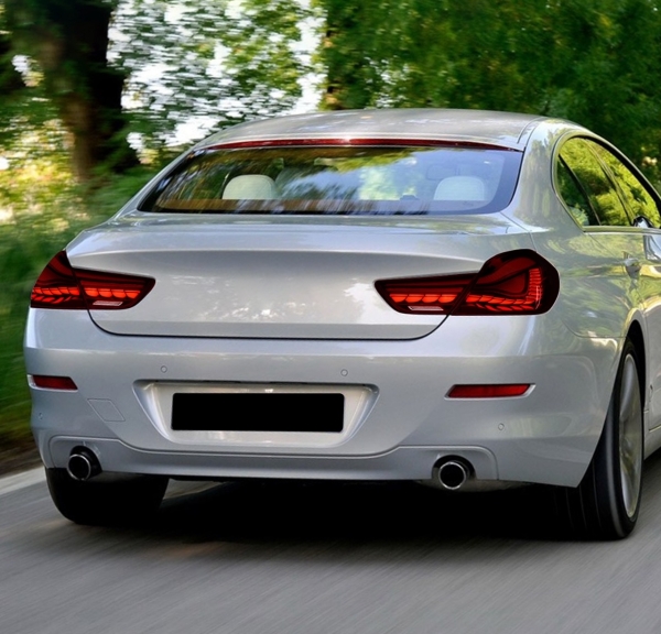 OLED Rückleuchten für BMW 6er 10-17 F06 F12 F13 Startanimation dynamischer Blinker dunkelrot