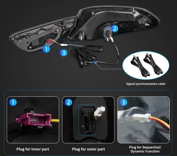 OLED Rückleuchten für BMW 6er 10-17 F06 F12 F13 Startanimation dynamischer Blinker dunkelrot