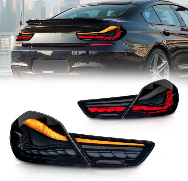 OLED Rückleuchten für BMW 6er 10-17 F06 F12 F13 Startanimation dynamischer Blinker schwarz