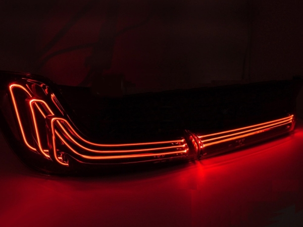 LaserLINE Led Rückleuchten für BMW G20 3er ab 2019 Limousine dynamisch schwarz smoke
