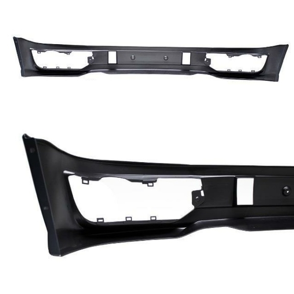 Frontspoiler Ansatz mit Gitter in schwarz glänzend für VW T5 2009-2015 Facelift ABE