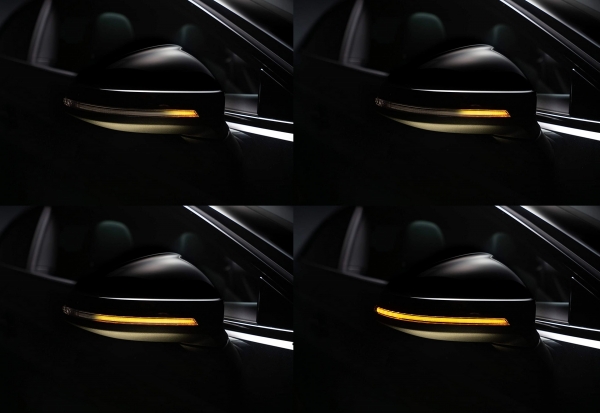 OSRAM Dynamischer LED Spiegelblinker für Audi A3 8V Laufblinker WHITE-EDITION