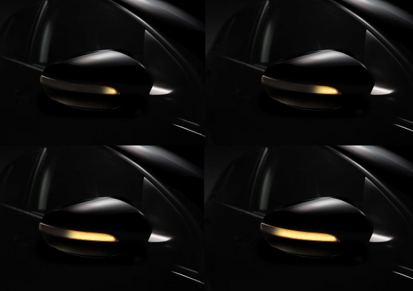 OSRAM Dynamischer LED Spiegelblinker für VW Golf 6 08-12 Laufblinker White-Edition