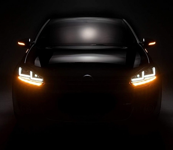 OSRAM Dynamischer LED Spiegelblinker für VW Golf 6 08-12 Laufblinker White-Edition