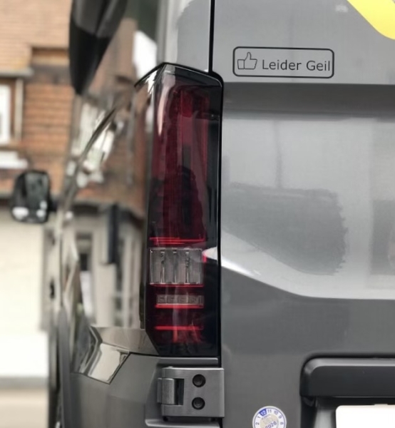 Voll LED Rückleuchten für MAN TGE ab 2016 rot smoke dynamischer Blinker