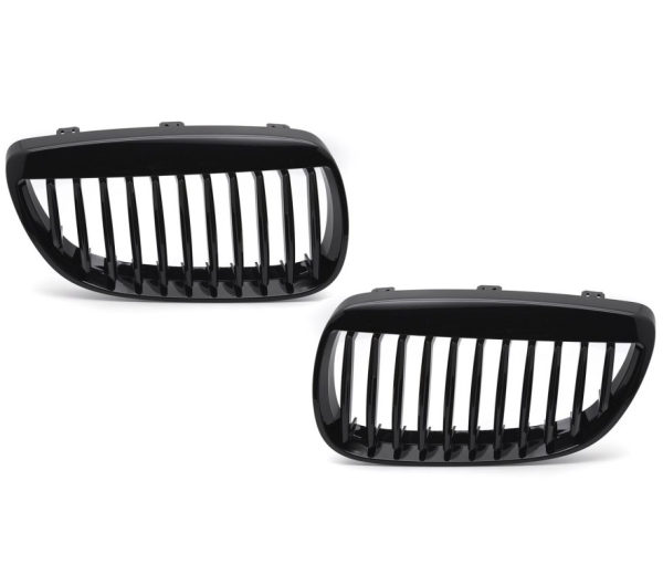 Frontgrill für BMW 3er E92 E93 07-10 schwarz Klavierlack
