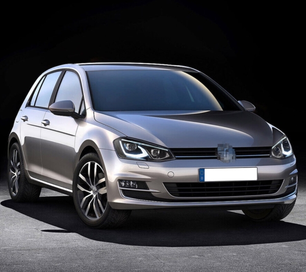 Voll Led Scheinwerfer für VW Golf 7 12-17 schwarz chrom mit Startanimation und Led Blinker