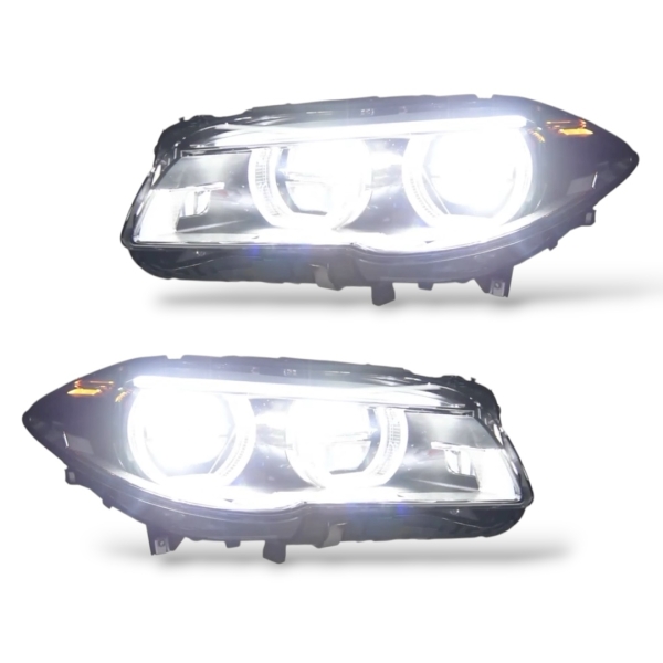 VOLL-LED Scheinwerfer für BMW 5er F10 F11 Bj. 13-16 Led Tagfahrlicht Led Blinker für Xenon ohne AFS