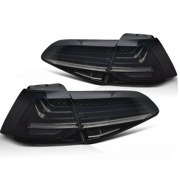 Laserline LED Rückleuchten für VW Golf 7 2013-2017 dynamischer LED Blinker schwarz smoke