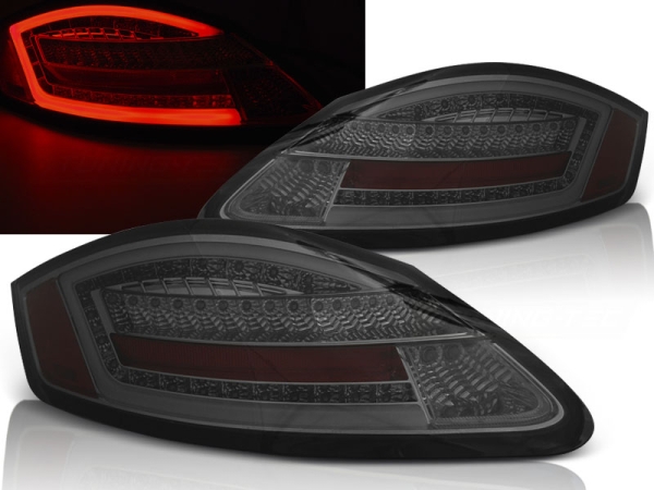 Lightbar LED Rückleuchten smoke für Porsche Boxster 987/Cayman