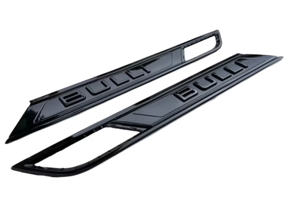 Original Plaketten-Set für VW T6.1 schwarz glänzend BULLI