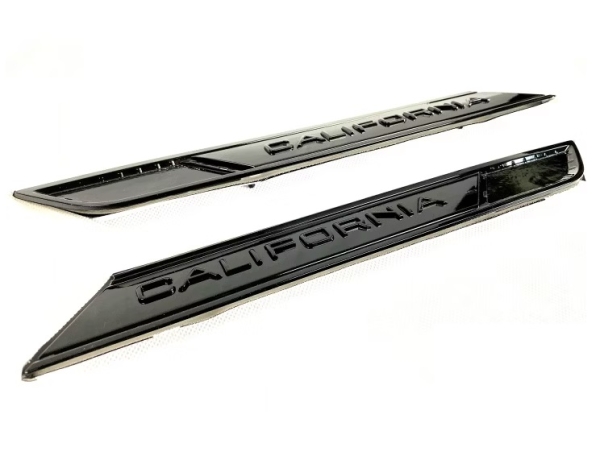 Original Plaketten-Set für VW T6.1 schwarz glänzend CALIFORNIA