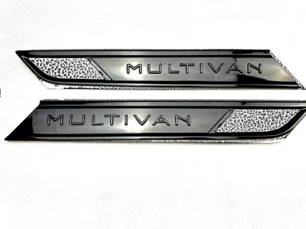 Original Plaketten-Set für VW T6.1 schwarz glänzend MULTIVAN