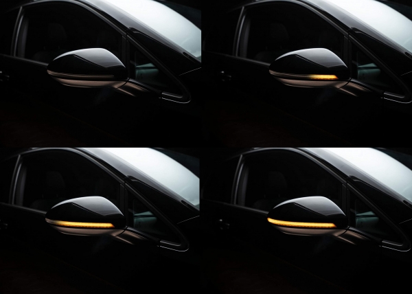 OSRAM Dynamischer LED Spiegelblinker für Cupra Born 2021+ Laufblinker BLACK-EDITION