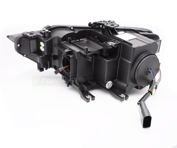 Design Scheinwerfer schwarz für Audi A5 12-16 mit orig. Halogen dynamischer Blinker