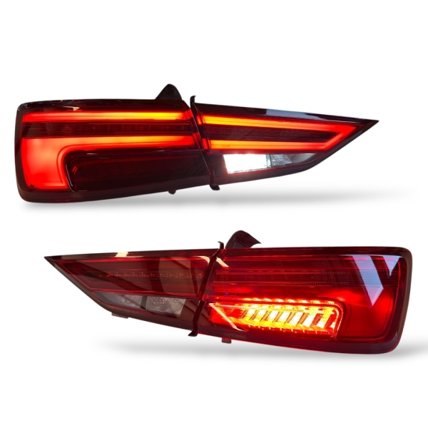 LED Rückleuchten für Audi A3 8V Limousine Bj 12-16 rot dynamischer Blinker für orig. HALOGEN
