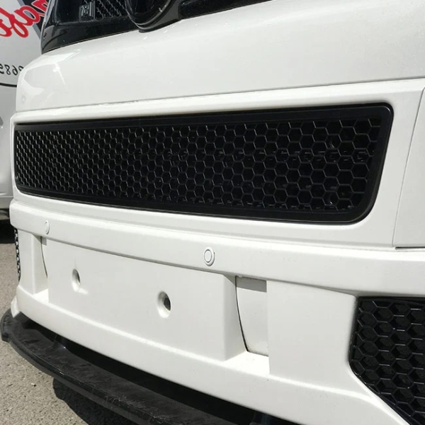 ABS Kühlergrill unten schwarz glänzend für VW T5 2009-2015 Facelift