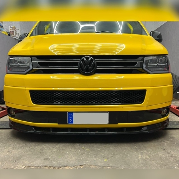 ABS Kühlergrill unten schwarz glänzend für VW T5 2009-2015 Facelift