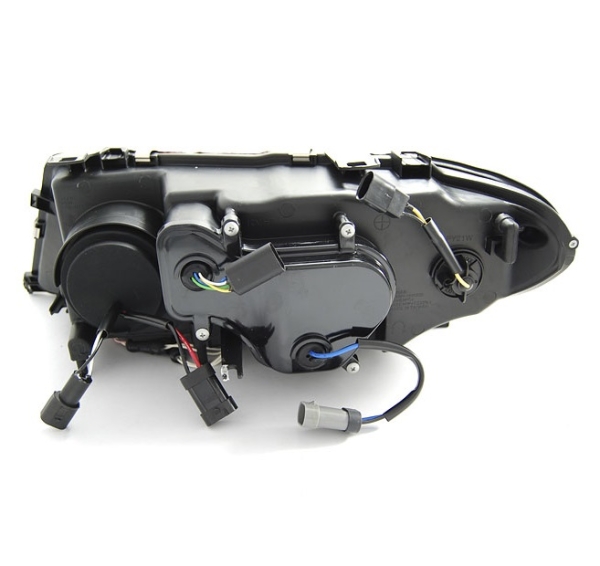 Led Angel Eyes Scheinwerfer für BMW E46 Coupe und Cabrio 03-06 schwarz S