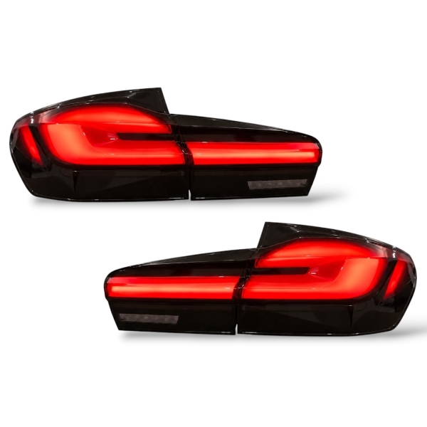 LED Rückleuchten für BMW F11 5er 10-17 Touring Startanimation dynamischer Blinker schwarz rot
