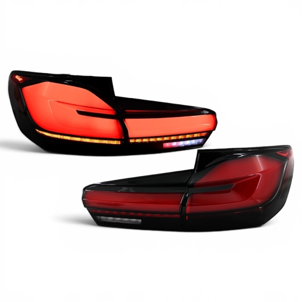 LED Rückleuchten für BMW F11 5er 10-17 Touring Startanimation dynamischer Blinker schwarz rot