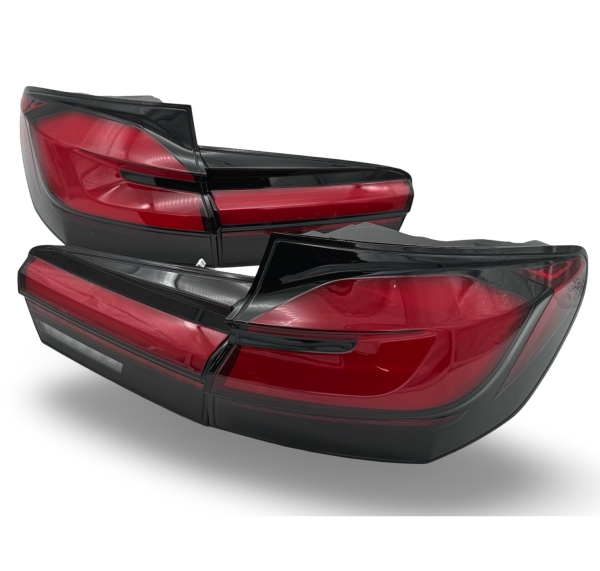 LED Rückleuchten für BMW F11 5er 10-17 Touring Startanimation dynamischer Blinker schwarz rot