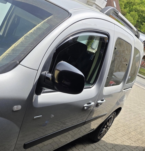 ClimAir WINDABWEISER REGENABWEISER smoke für Renault Kangoo 08-21 3-Türer 5-Türer mit ABE