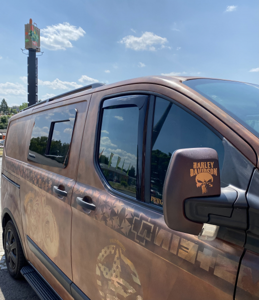 ClimAir WINDABWEISER REGENABWEISER schwarz für VW T7 Transporter Caravelle 2023+ mit ABE