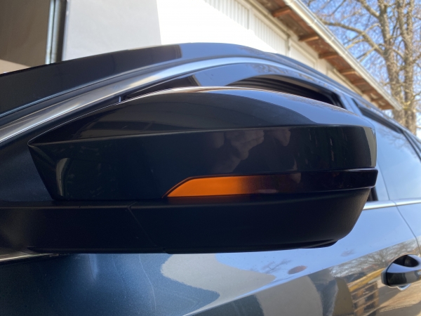 Dynamische Led Spiegelblinker schwarz für VW T-Roc 18-20