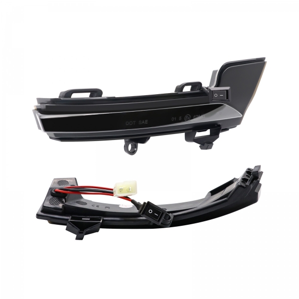 Dynamische Led Spiegelblinker schwarz für VW T-Cross 19-23