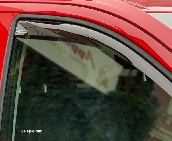 ClimAir WINDABWEISER REGENABWEISER schwarz passend für Mercedes Citan W420 ab 2021 mit ABE
