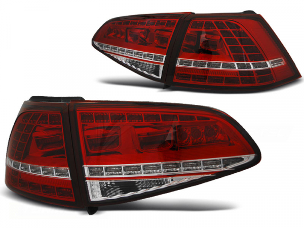 LED Rückleuchten für VW Golf 7 2013-2017 dynamischer LED Blinker rot Sonar