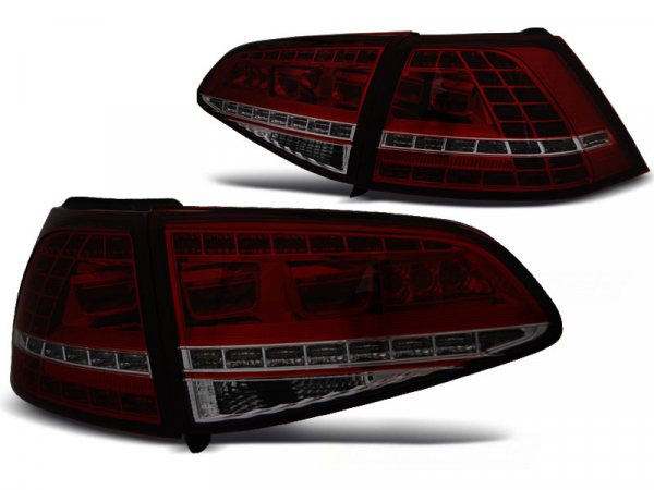 LED Rückleuchten für VW Golf 7 2013-2017 dynamischer LED Blinker rot smoke Sonar