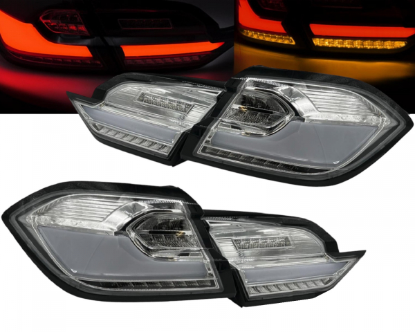 Led Rückleuchten chrom für Ford Fiesta JHH MK8 ab 2017 dynamischer Blinker